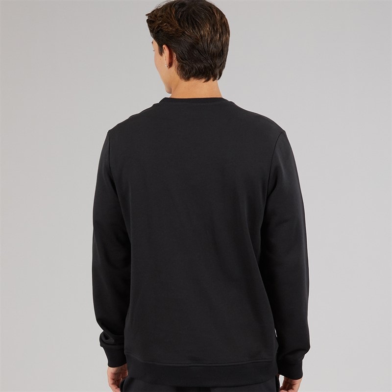 Reebok Mens Reebok Identity Small Logo Fleece Sweatshirt Black - Image 2