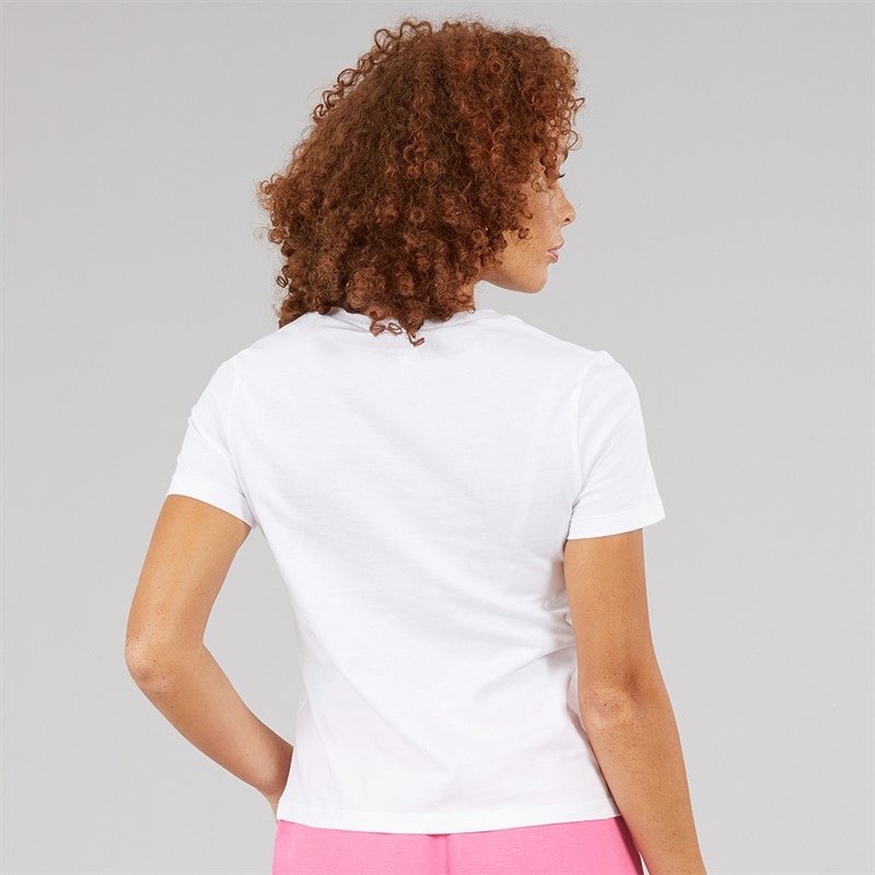 Reebok Womens Reebok Identity Small Logo T-Shirt White - Image 2