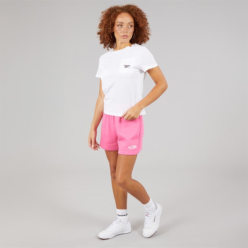 Reebok Womens Reebok Identity Small Logo T-Shirt White - Image 3