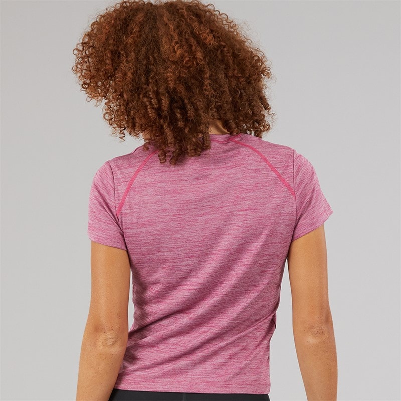 Reebok Womens ID Train T-Shirt Very Berry - Image 2