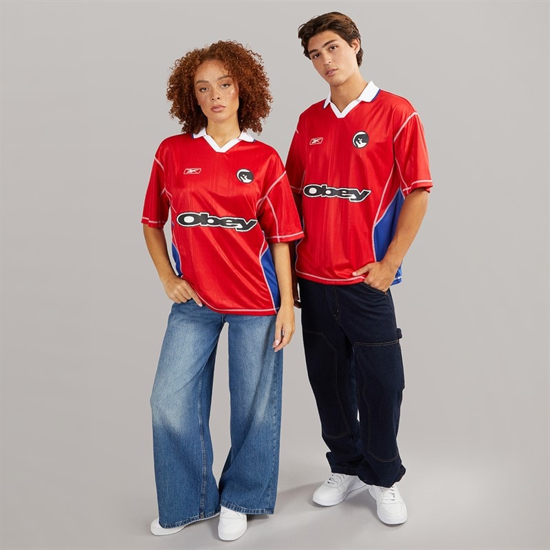 Reebok X Obey Jersey Vector Red - Image 4