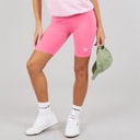 Reebok Womens Reebok Identity Small Logo Fitted Shorts True Pink