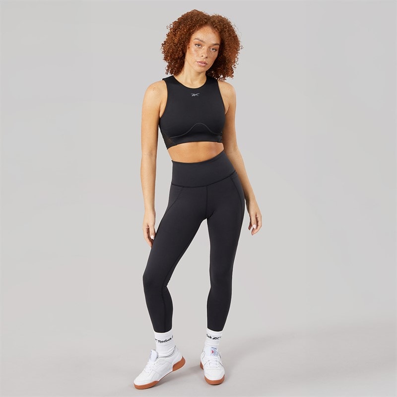 Reebok Womens Lux High Waist Tight Leggings Black - Image 4