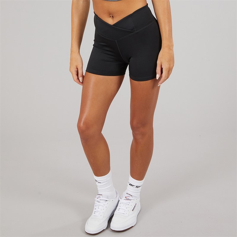 Reebok Womens Workout Ready Basic Hot Shorts Night Black - Image 2