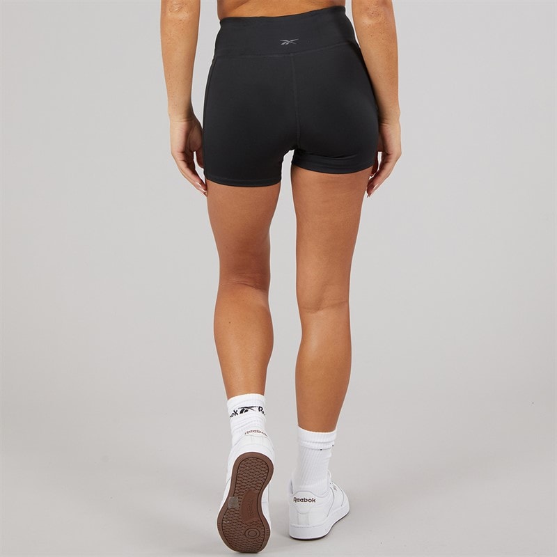 Reebok Womens Workout Ready Basic Hot Shorts Night Black - Image 3