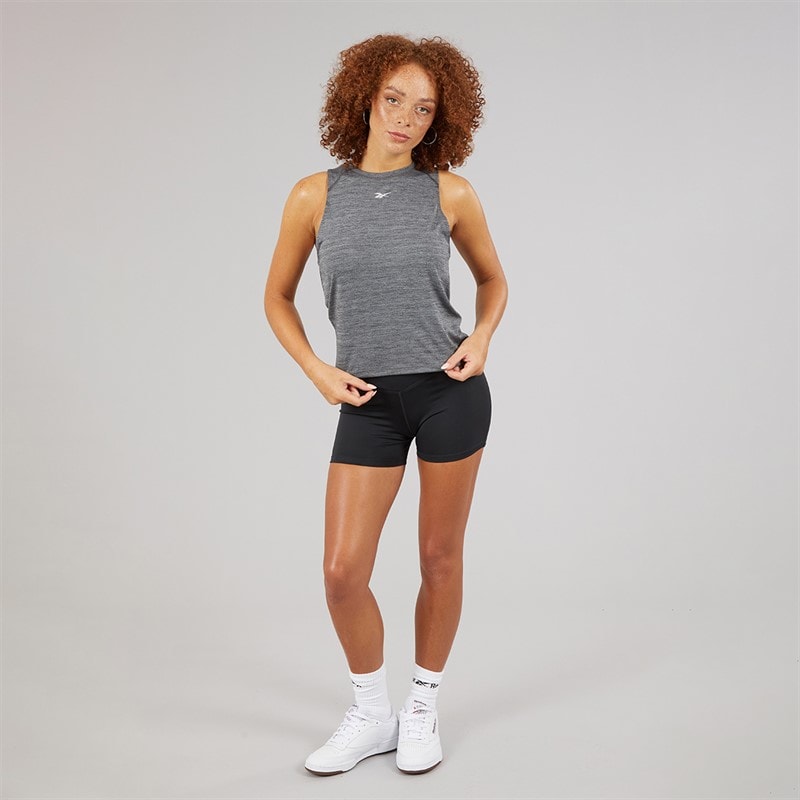 Reebok Womens Workout Ready Basic Hot Shorts Night Black - Image 4