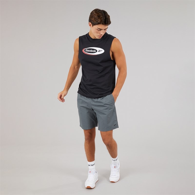 Reebok Mens ID Train Utility Shorts Cold Grey 6 - Image 4
