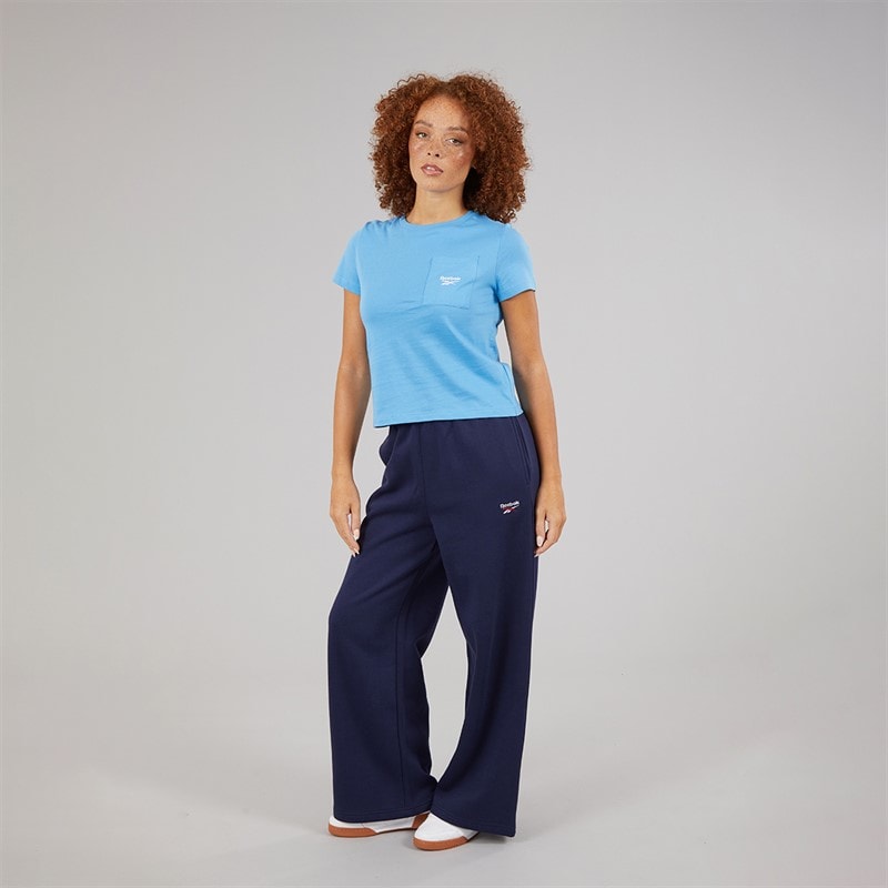 Reebok Womens Reebok Identity Small Logo T-Shirt Recovery Blue - Image 3