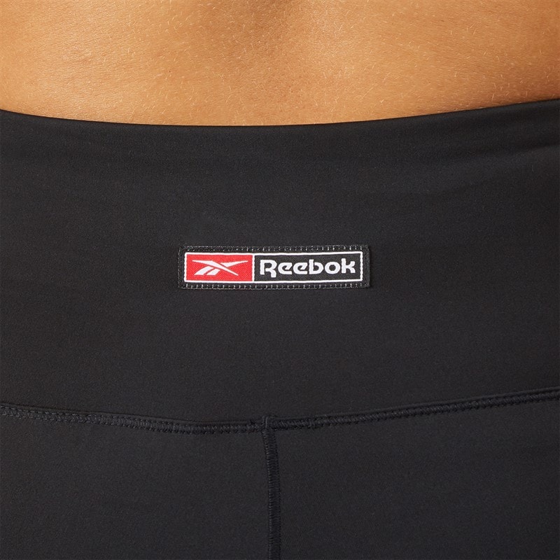Reebok Womens Lux Bold Bike Shorts Black - Image 5