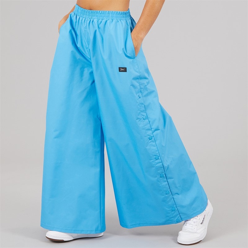 Reebok Womens X Angel Collection Wide Leg Pants Always Blue