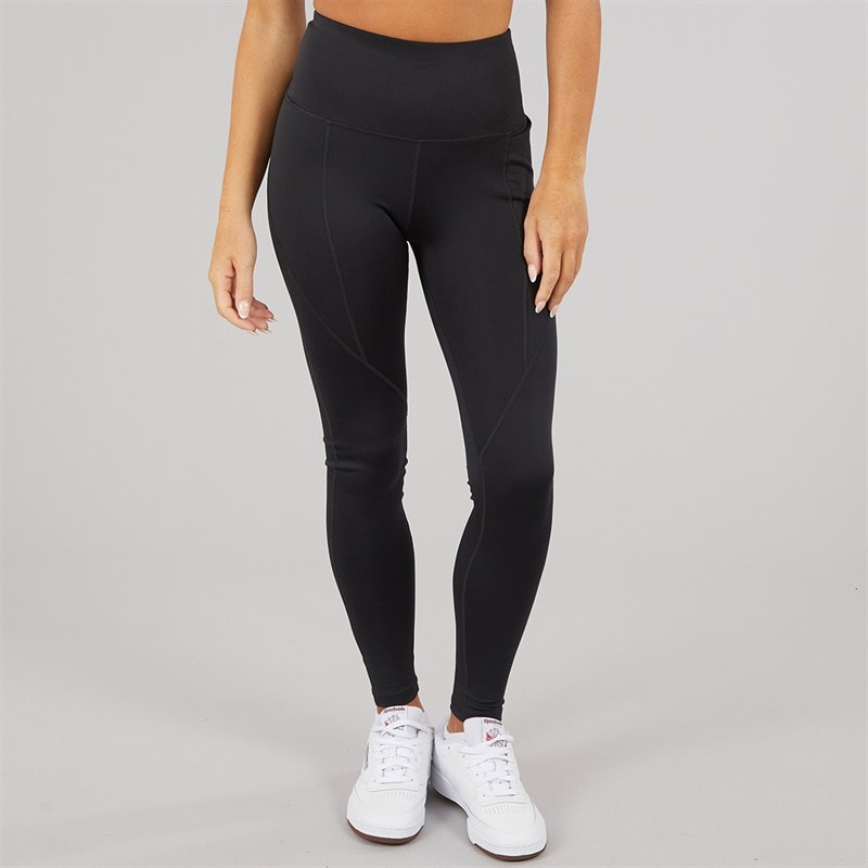 Reebok Womens Workout Ready High Rise Tight Leggings Night Black - Image 2
