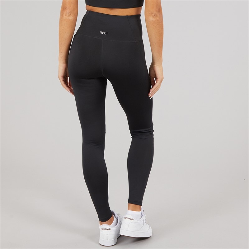 Reebok Womens Workout Ready High Rise Tight Leggings Night Black - Image 3