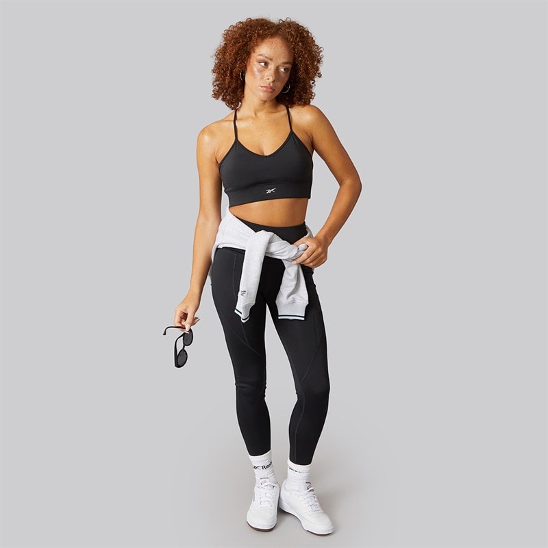 Reebok Womens Workout Ready High Rise Tight Leggings Night Black - Image 4
