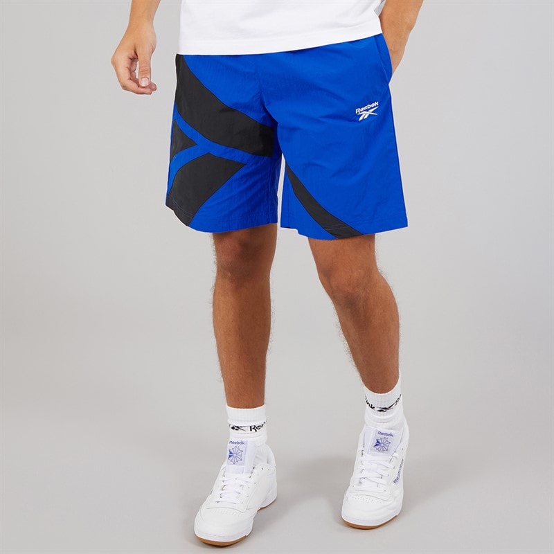 Reebok Mens Classics Vector 7 Inch Woven Shorts Optimum Blue