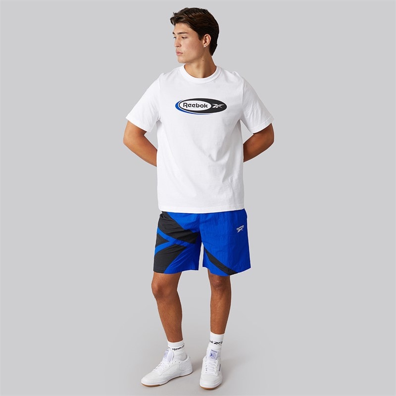 Reebok Mens Classics Vector 7 Inch Woven Shorts Optimum Blue - Image 4