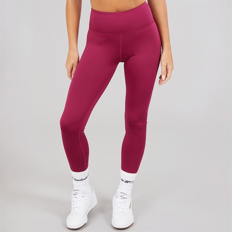 Reebok Womens ID Train High Waist Tight Leggings Very Berry