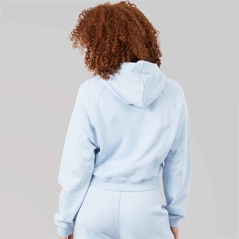 Reebok Womens Icon Elements French Terry Hoodie Y2K Blue - Image 2