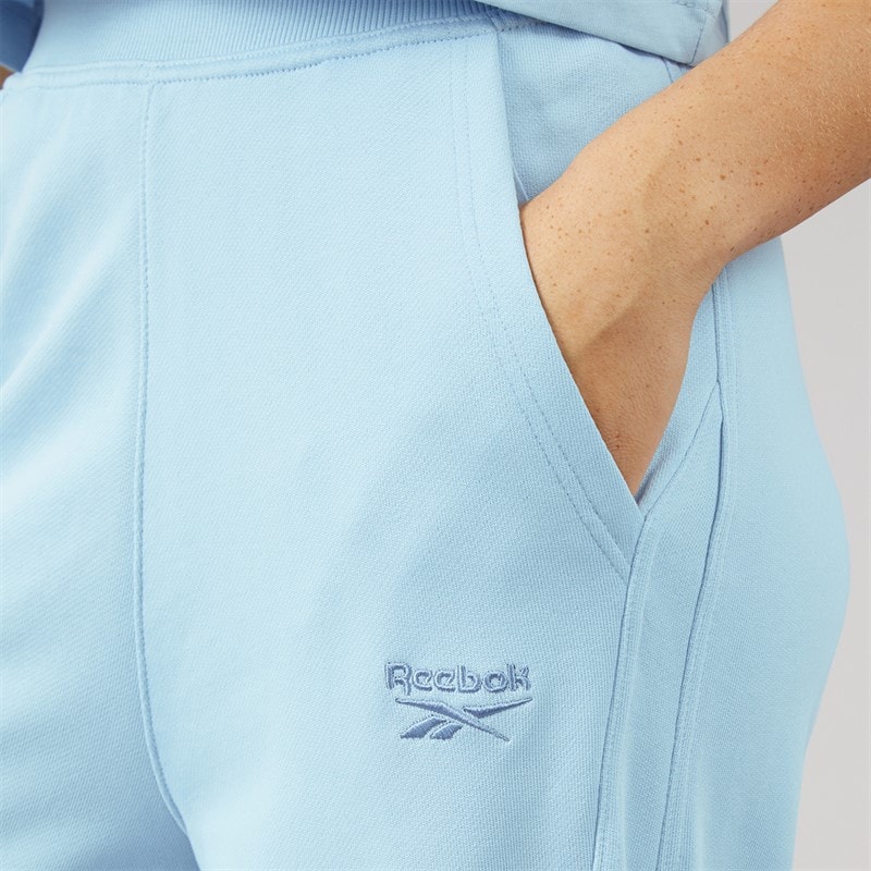 Reebok Womens Icon Elements French Terry Joggers Y2K Blue - Image 3