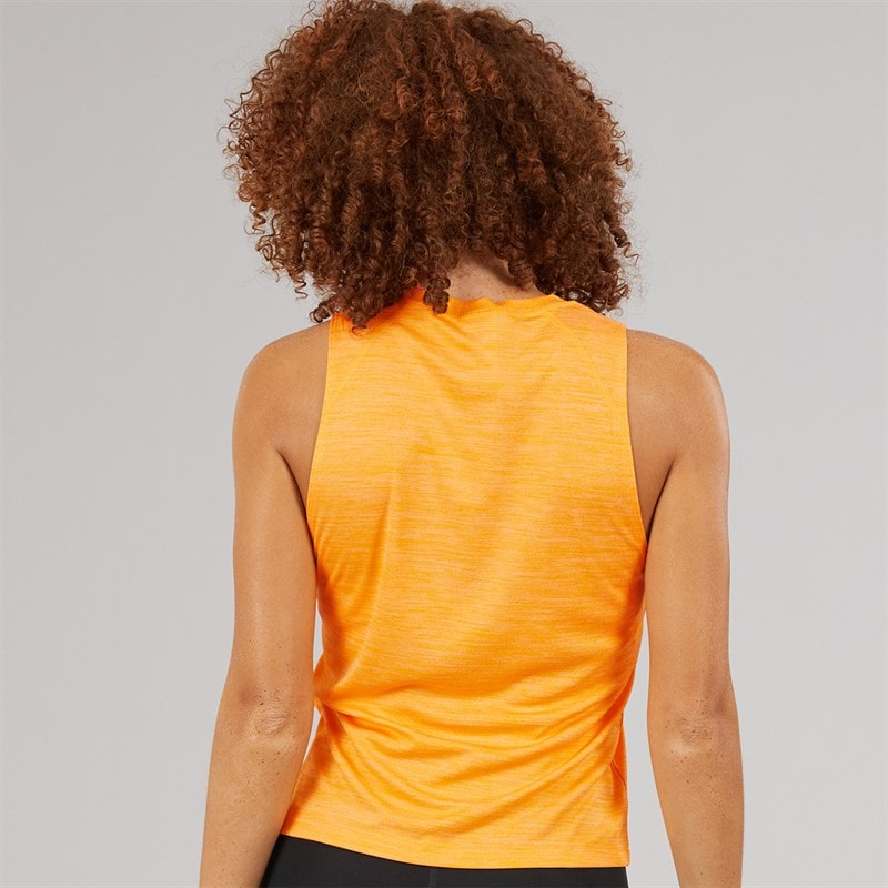 Reebok Womens ID Train Tank Top Electric Amber - Image 2