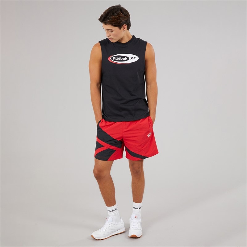 Reebok Mens Classics Vector 7 Inch Woven Shorts Vector Red - Image 4