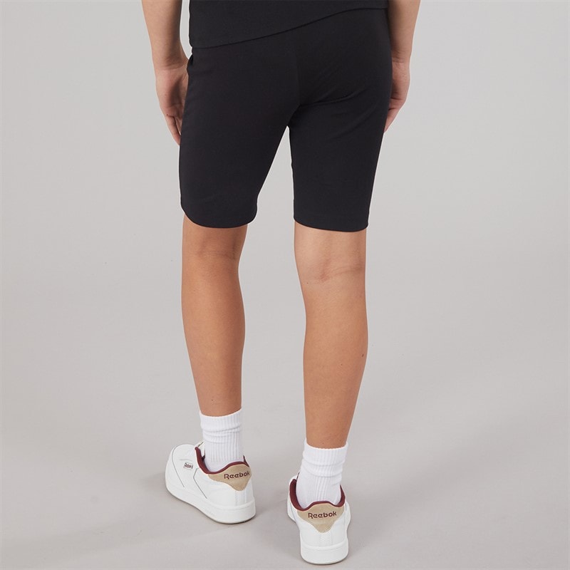 Reebok Girls Cotton Cycle Shorts Black - Image 2
