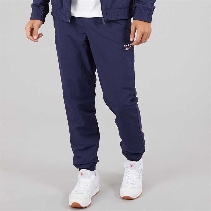 Reebok Mens Classics Vector Woven Track Pants Vector Navy