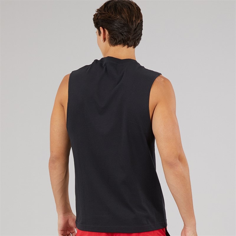 Reebok Mens Reebok Identity Brand Proud Sleeveless T-Shirt Black - Image 2