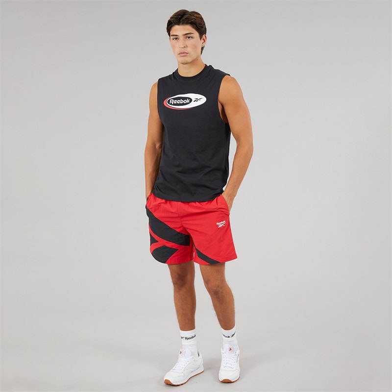 Reebok Mens Reebok Identity Brand Proud Sleeveless T-Shirt Black - Image 3