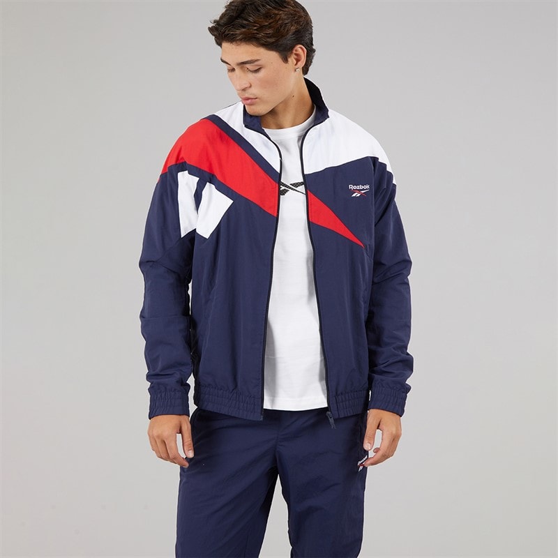 Reebok Mens Classics Vector Woven Track Top Vector Navy - Image 3