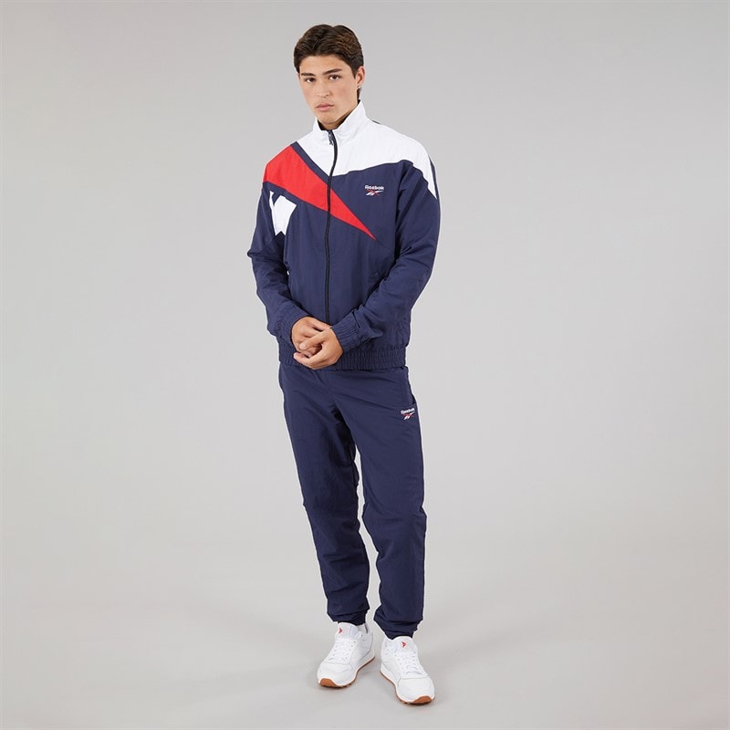 Reebok Mens Classics Vector Woven Track Top Vector Navy - Image 4