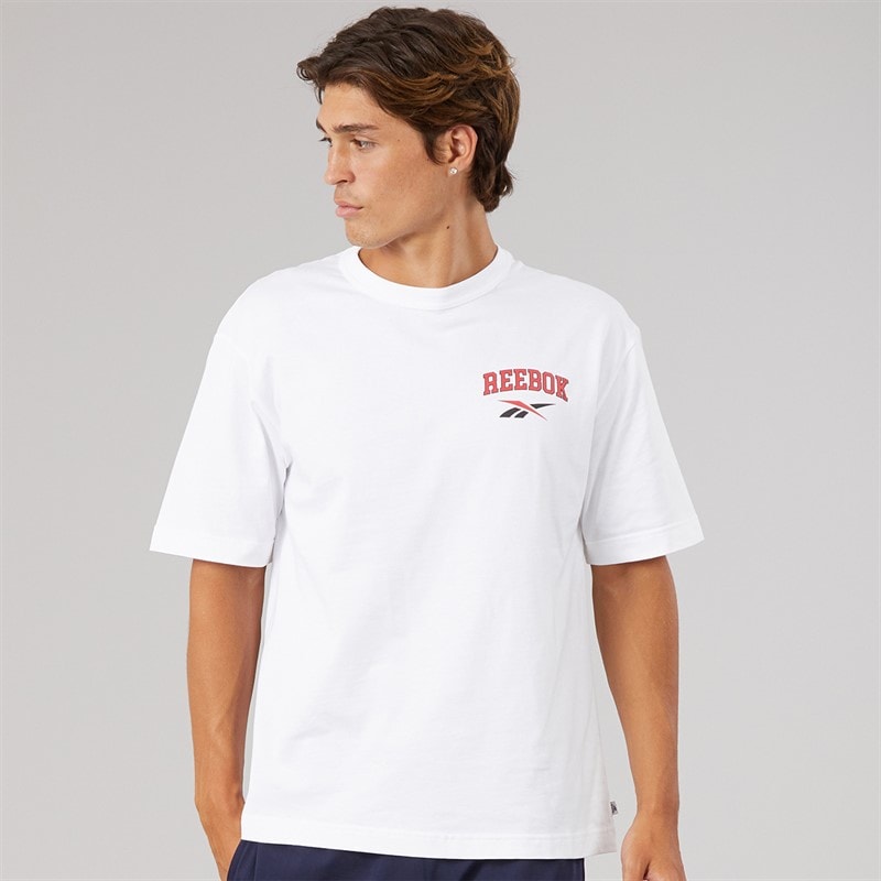 Reebok Mens Graphic Series Guaranteed T-Shirt White - Image 2