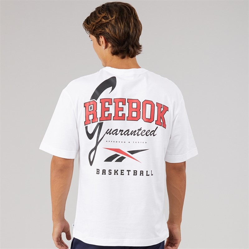 Reebok Mens Graphic Series Guaranteed T-Shirt White - Image 3