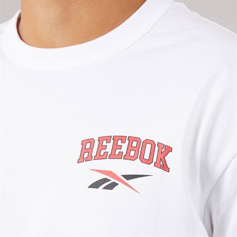 Reebok Mens Graphic Series Guaranteed T-Shirt White - Image 5