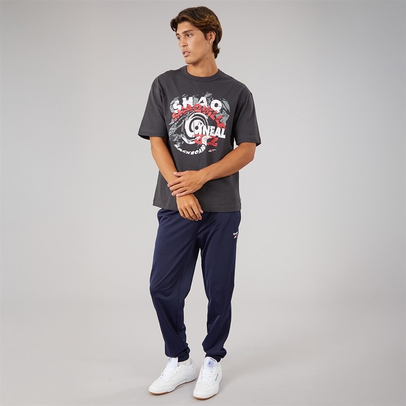 Reebok Mens Graphic Series Shaq Spiral T-Shirt Washed Black - Image 4