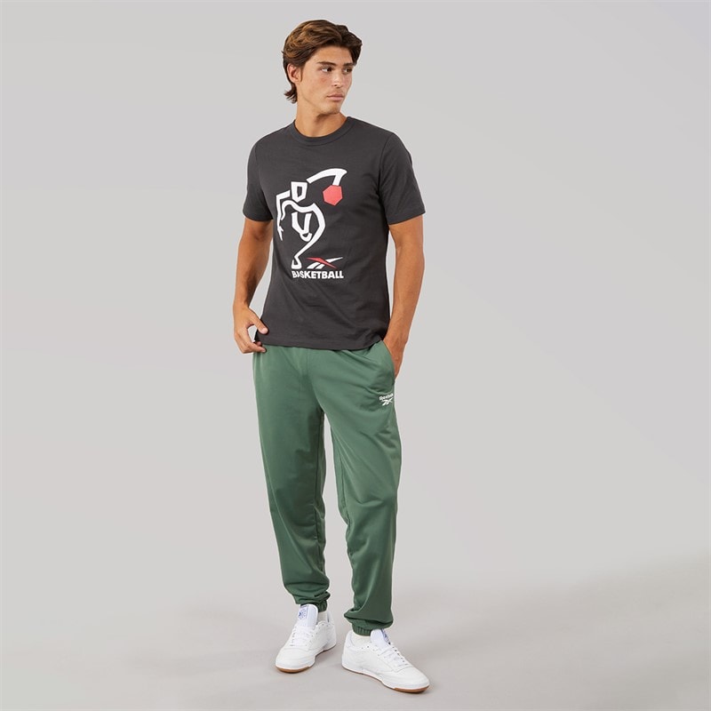 Reebok Mens Graphic Series Attack T-Shirt Washed Black - Image 4