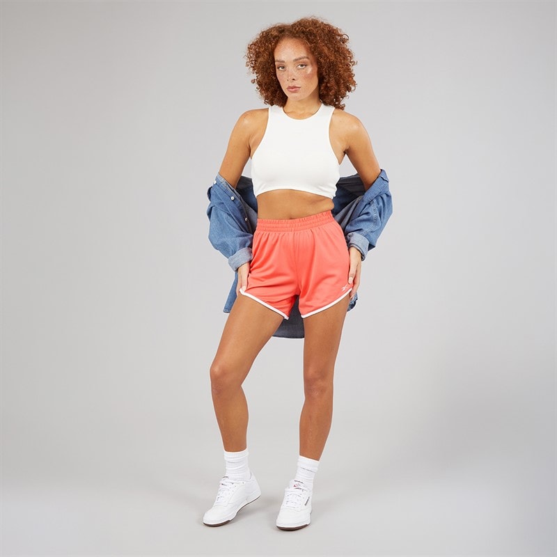 Reebok Womens ID Train Knit Shorts Sunset Coral - Image 3