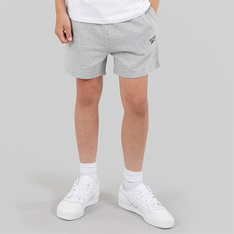Reebok Junior Boys Sweat Shorts Grey Marl - Image 1