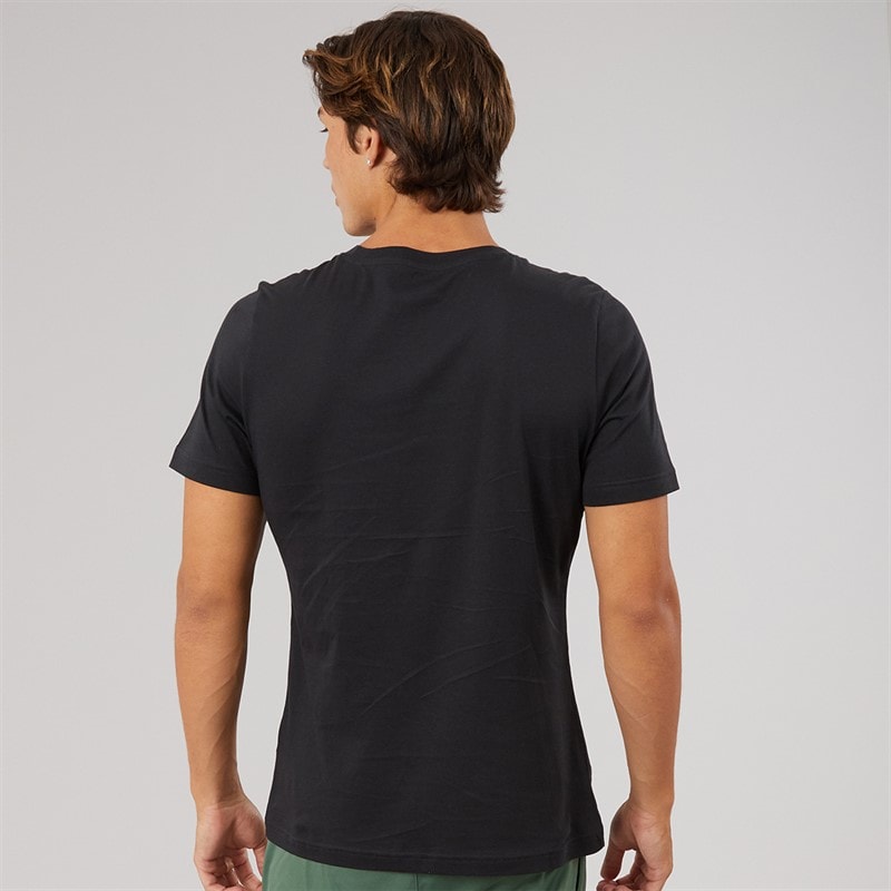 Reebok Mens Graphic Series Vector T-Shirt Black/White/Vector Red - Image 2
