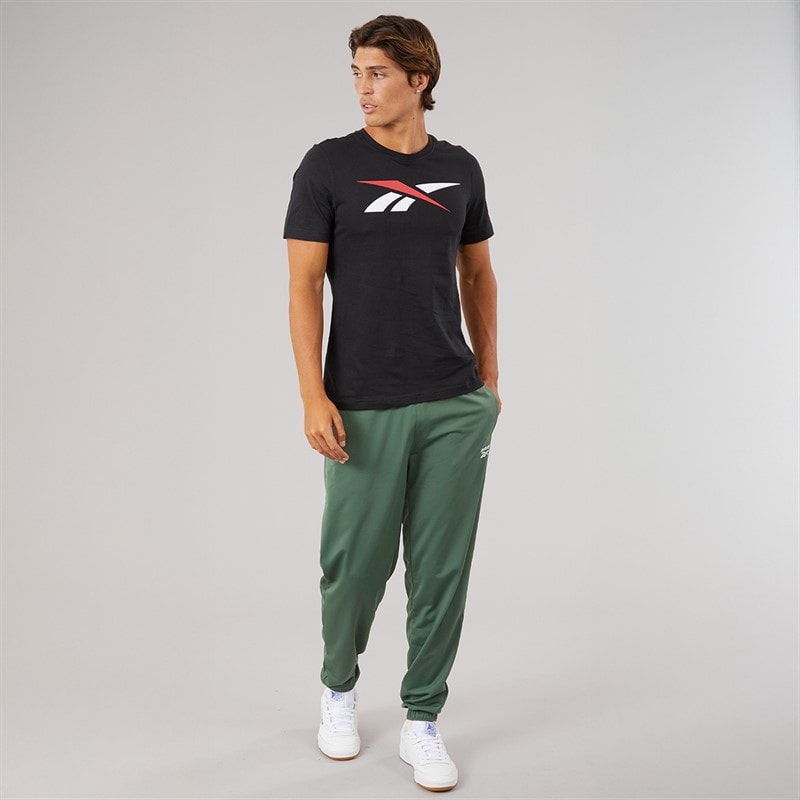 Reebok Mens Graphic Series Vector T-Shirt Black/White/Vector Red - Image 3