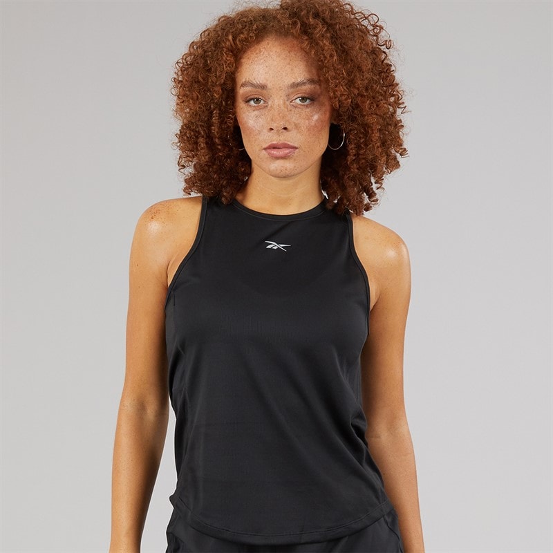 Reebok Womens Running Speedwick Tank Top Night Black - Image 1