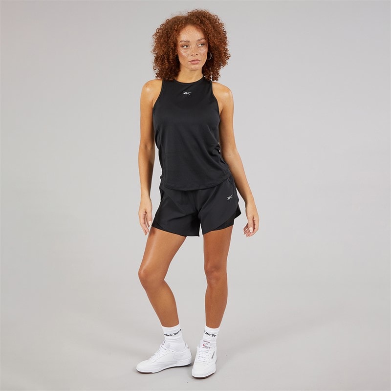 Reebok Womens Running Speedwick Tank Top Night Black - Image 3
