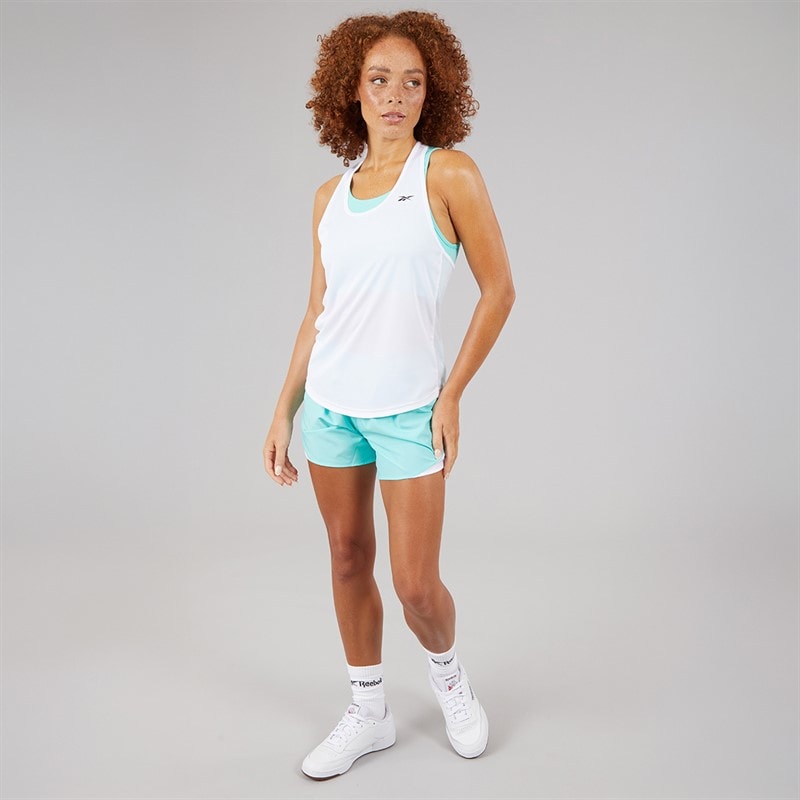 Reebok Womens ID Train Mesh Back Tank Top White - Image 4