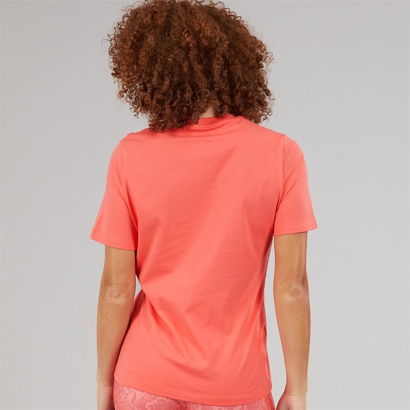 Reebok Womens Vector Graphic T-Shirt Sunset Coral - Image 2