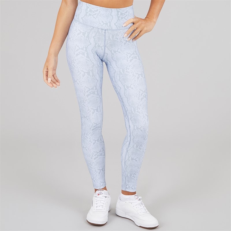 Reebok Womens ID Train AOP High Waist Tight Leggings Y2K Blue - Image 3