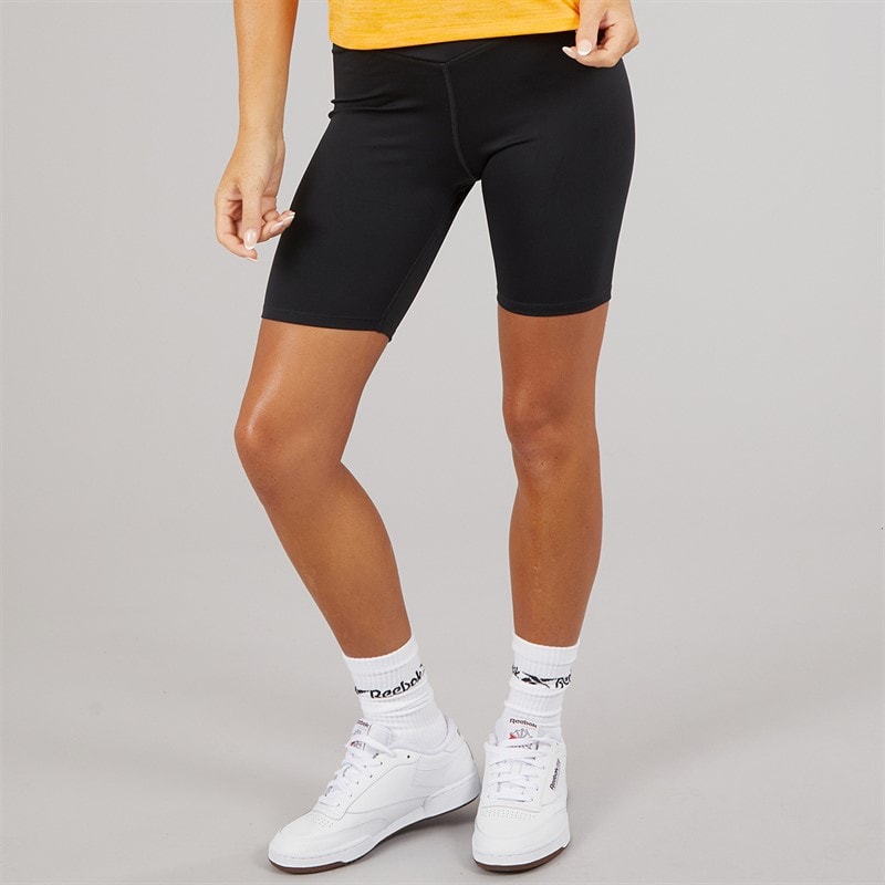 Reebok Womens Workout Ready Basic Bike Shorts Night Black - Image 1
