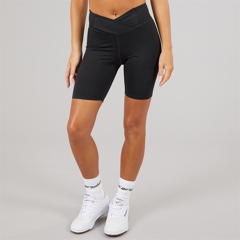 Reebok Womens Workout Ready Basic Bike Shorts Night Black - Image 2