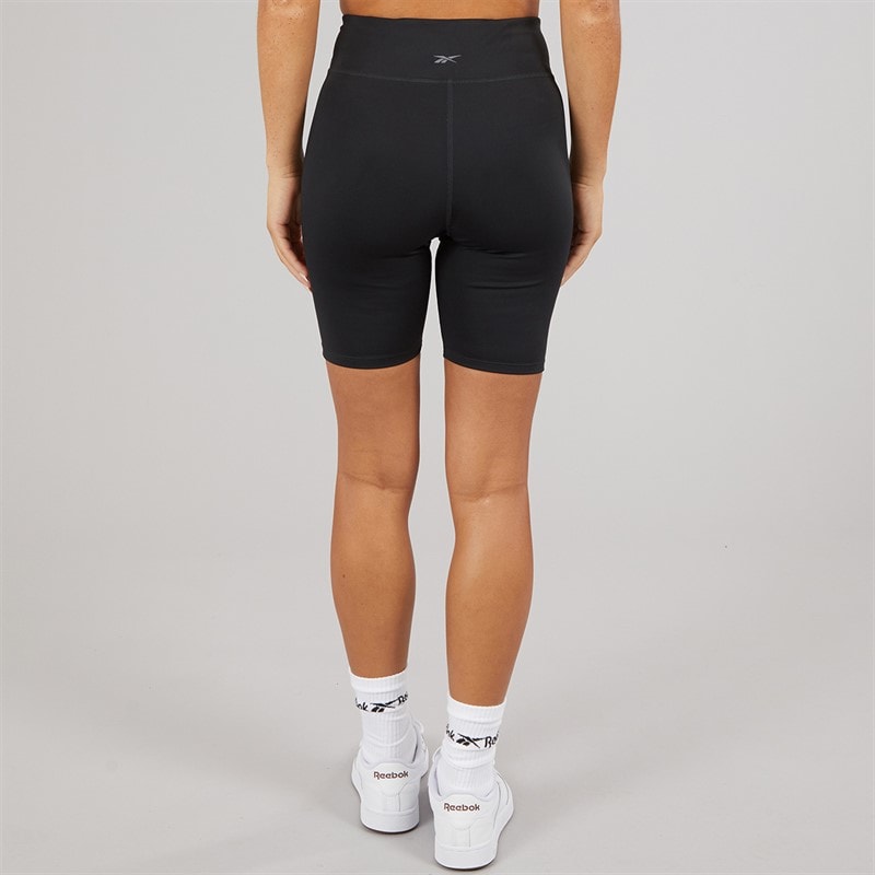 Reebok Womens Workout Ready Basic Bike Shorts Night Black - Image 3