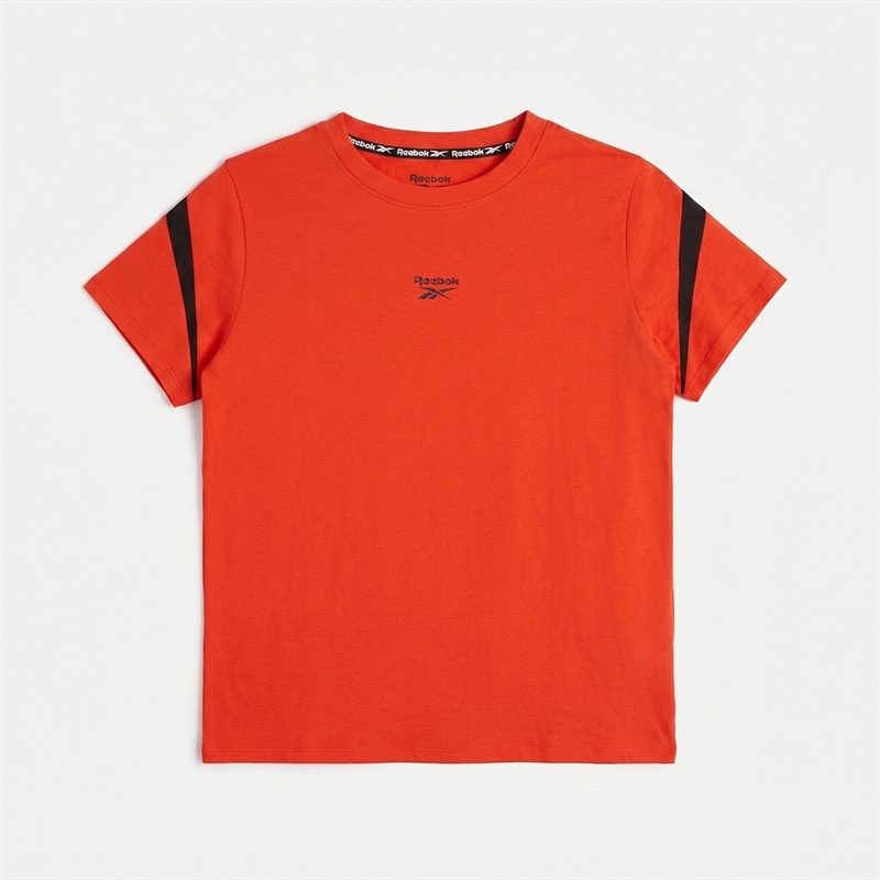 Reebok Junior Boys Vector Logo T-Shirt Red