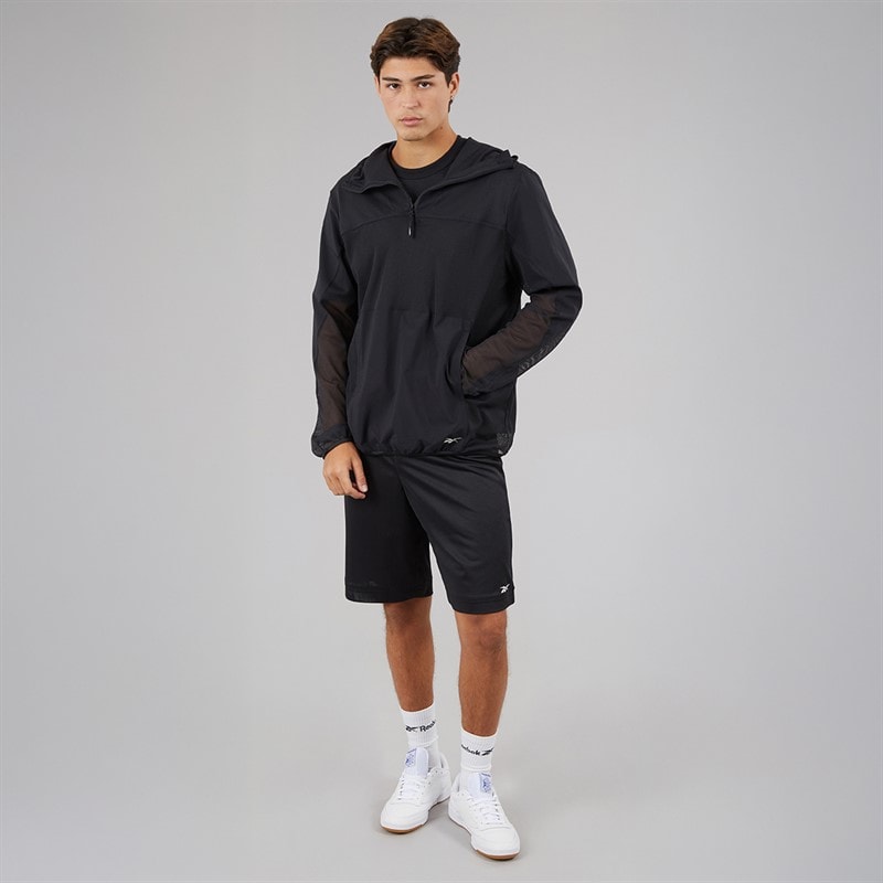 Reebok Mens Mesh Basketball Shorts Black - Image 4