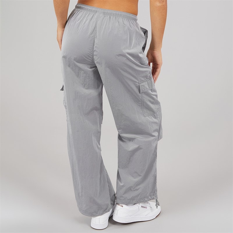 Reebok Womens Studio Style Cargo Pants Metallic Silver - Image 2